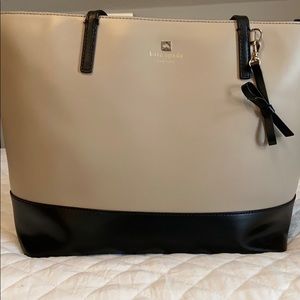 Kate Spade beige/black Shoulder Bag